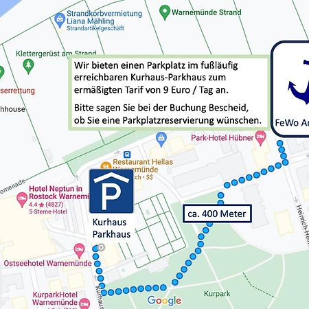 Ankerplatz Warnemuende - Direkte Strandnaehe Mit Leuchtturmblick Rostock Esterno foto